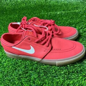 Nike SB Zoom Janoski OG+ Orange Label Men Size 9 Red Gum Skate Shoes NEW